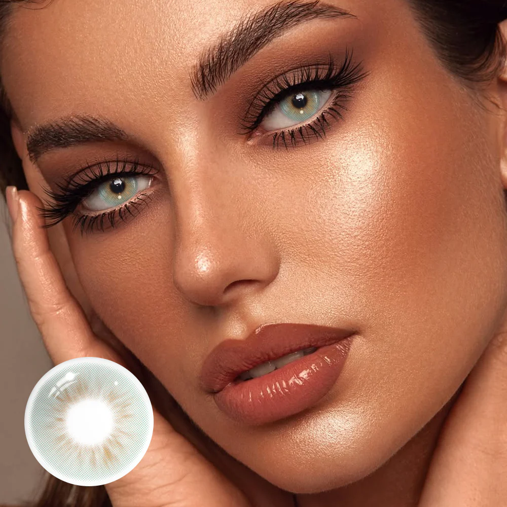 Cassia Green Colored Contact Lenses - Roseibase