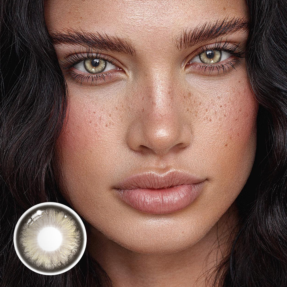 Farasha Brown Colored Contact Lenses - Roseibase