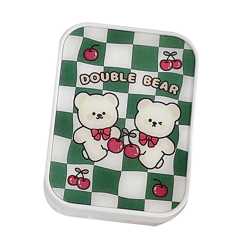 Lattice Colored Contact Lens Case - Roseibase