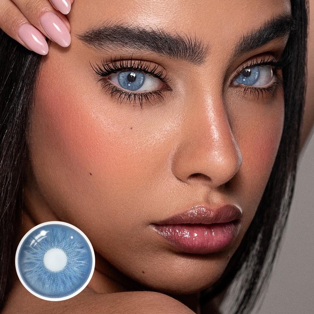 Mars Blue Colored Contact Lenses - Roseibase