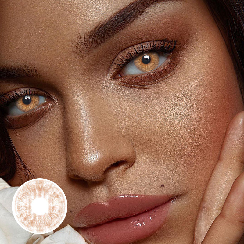 Monalisa Adoration Brown Colored Contact Lenses - Roseibase