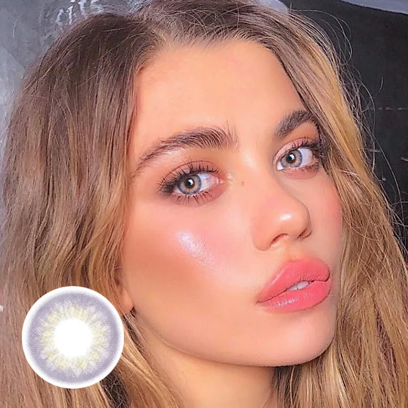 DNA Taylor Pink Vitoel Colored Contact Lenses - Roseibase