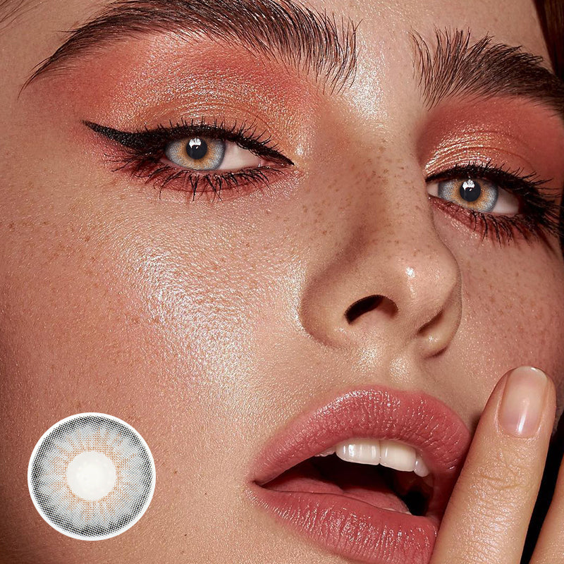 Elida Gray Colored Contact Lenses - Roseibase