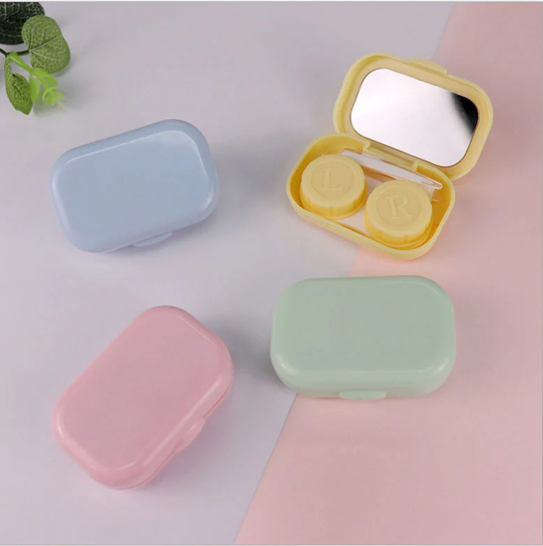Ins Style Colored Contact Lens Case - Roseibase