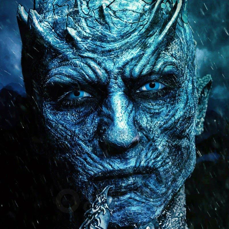 Halloween Blueout Prescription Colored Contact Lenses - Roseibase