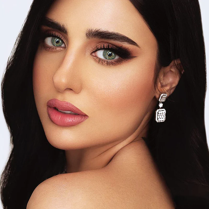 Monet Green Colored Contact Lenses - Roseibase