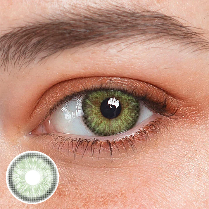 Madonna Encounter Green Colored Contact Lenses - Roseibase