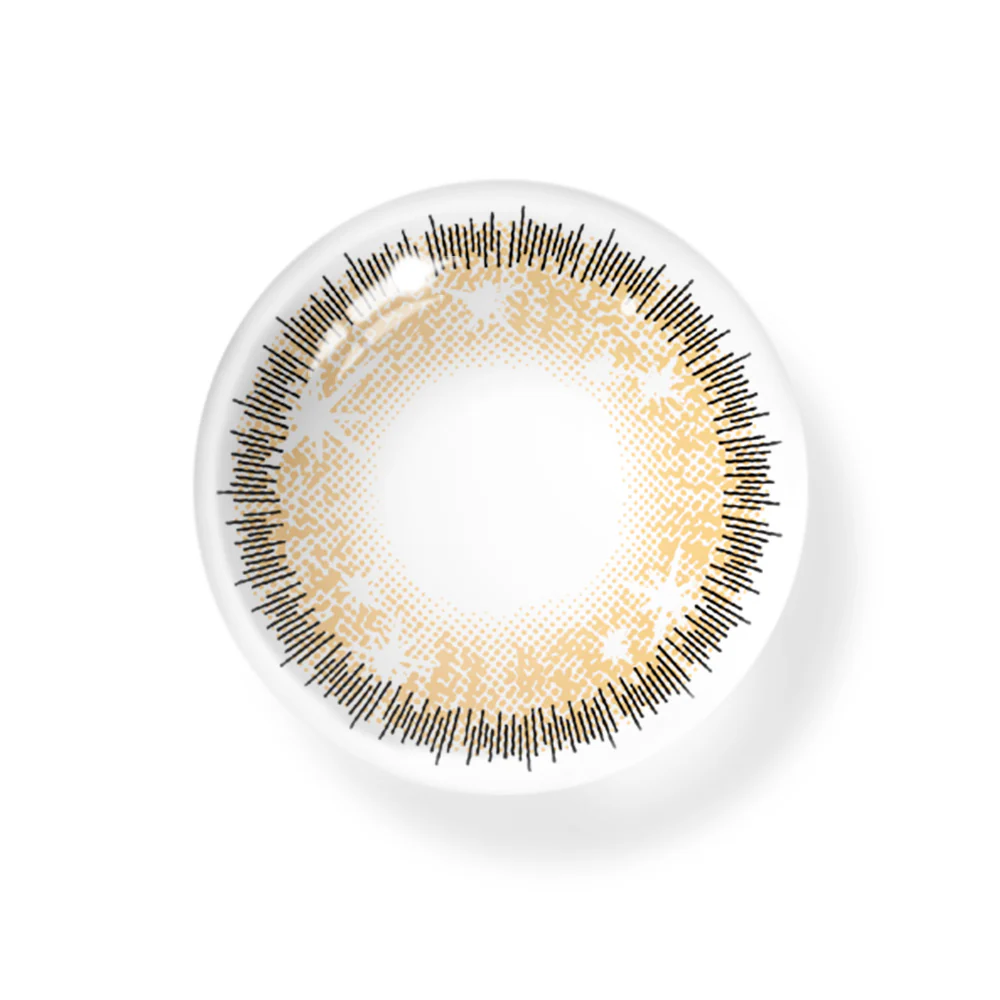 Cosplay Star Eyes Brown Colored Contact Lenses - Roseibase