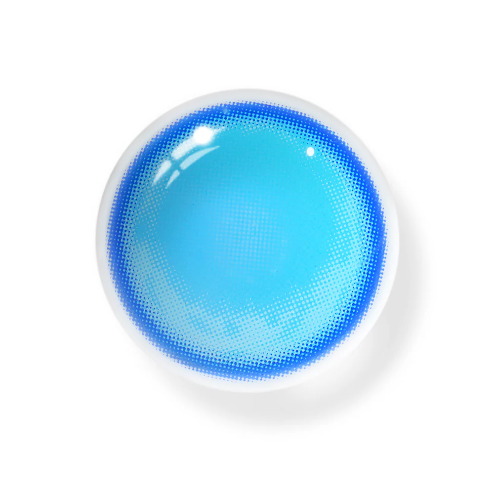 Cosplay Fairy Blue Colored Contact Lenses - Roseibase