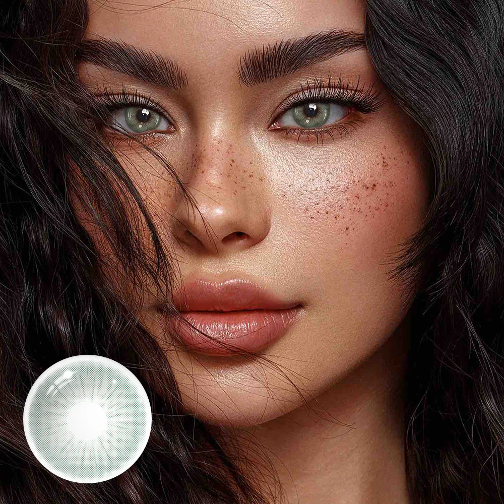 Claudina Green Colored Contact Lenses - Roseibase