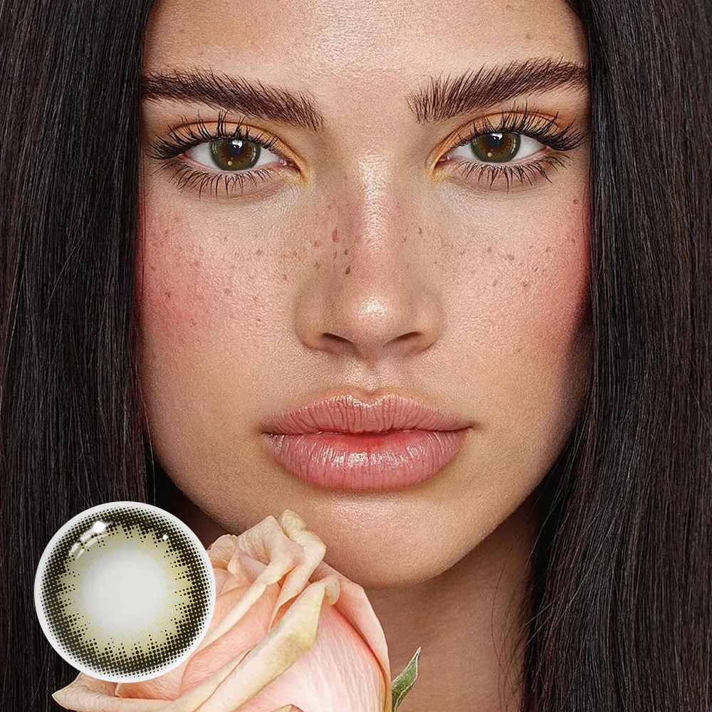 Etoile Brown Prescription Colored Contact Lenses - Roseibase