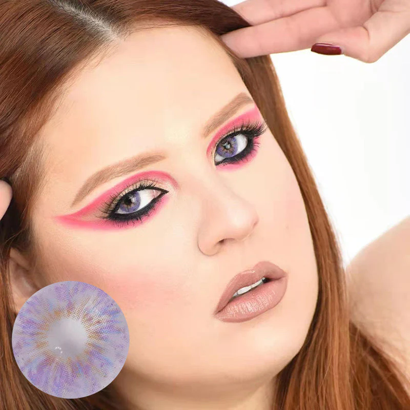 Monet Purple Colored Contact Lenses - Roseibase