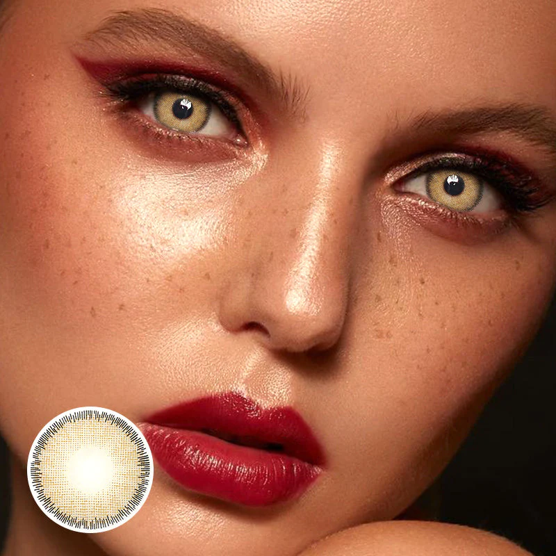 Breena Hazel Colored Contact Lenses - Roseibase