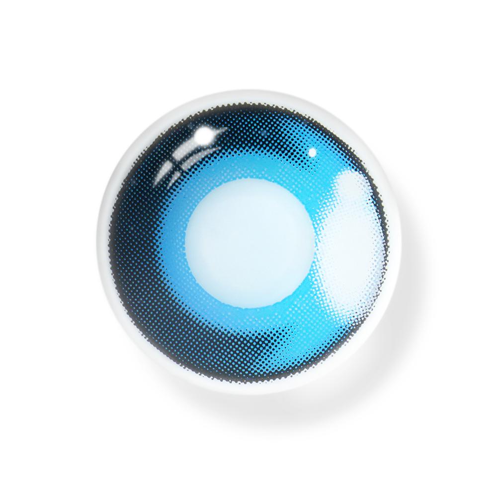 Cosplay Agate	Blue Colored Contact Lenses - Roseibase