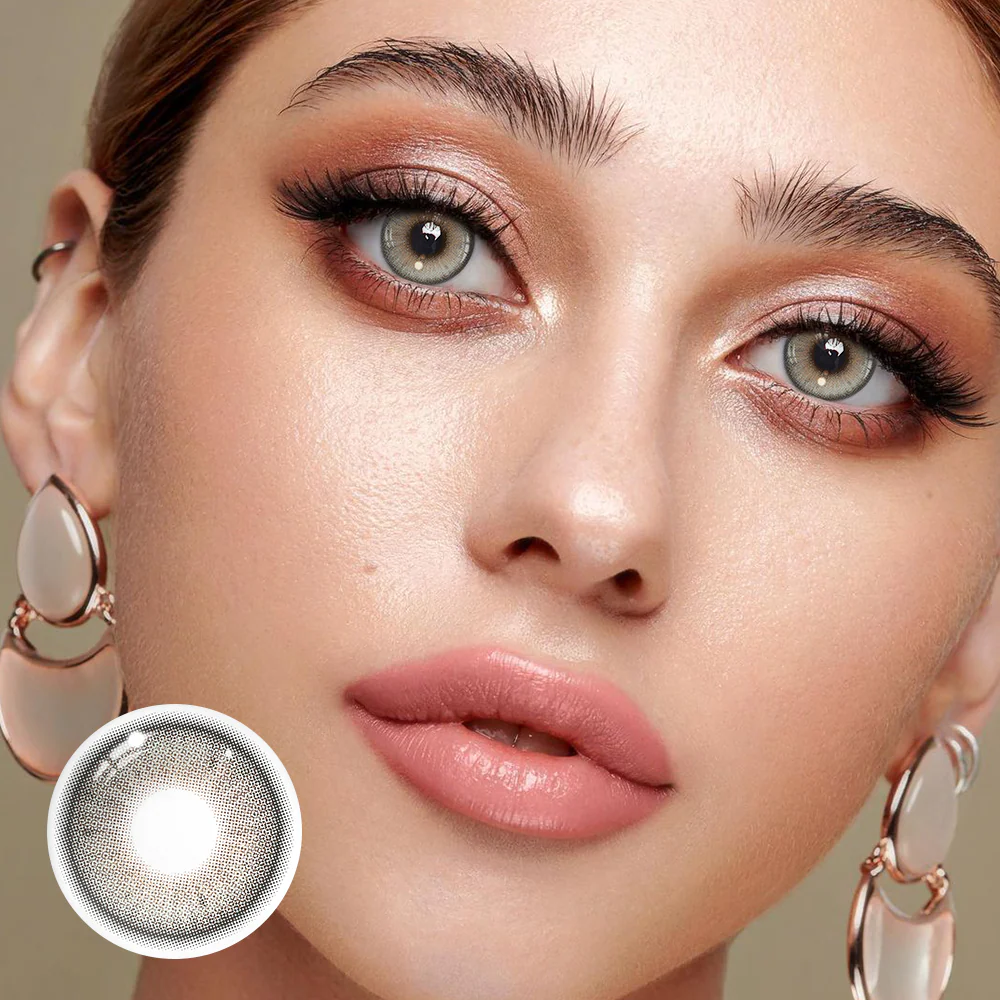 Cynthia Incredible Gray Colored Contact Lenses - Roseibase