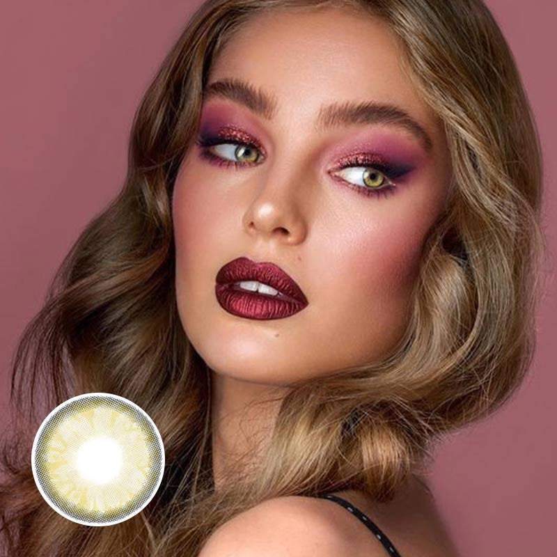 Gem Brown Daily (10 Pcs) Colored Contact Lenses - Roseibase