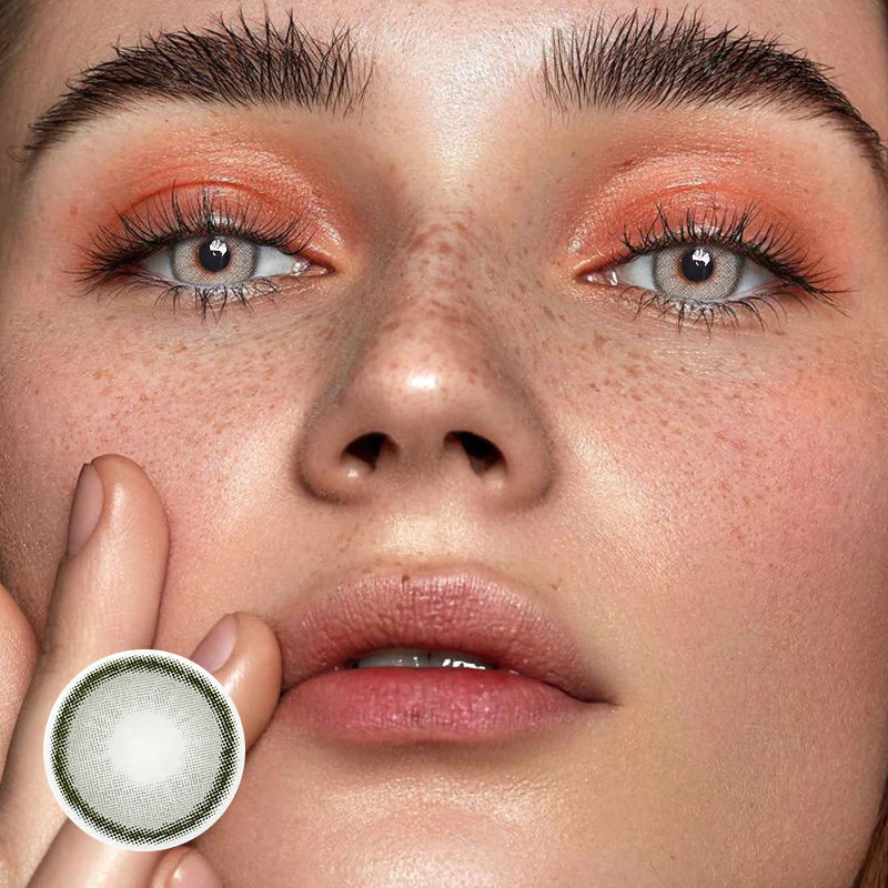 Astrea Grey Prescription Colored Contact Lenses - Roseibase