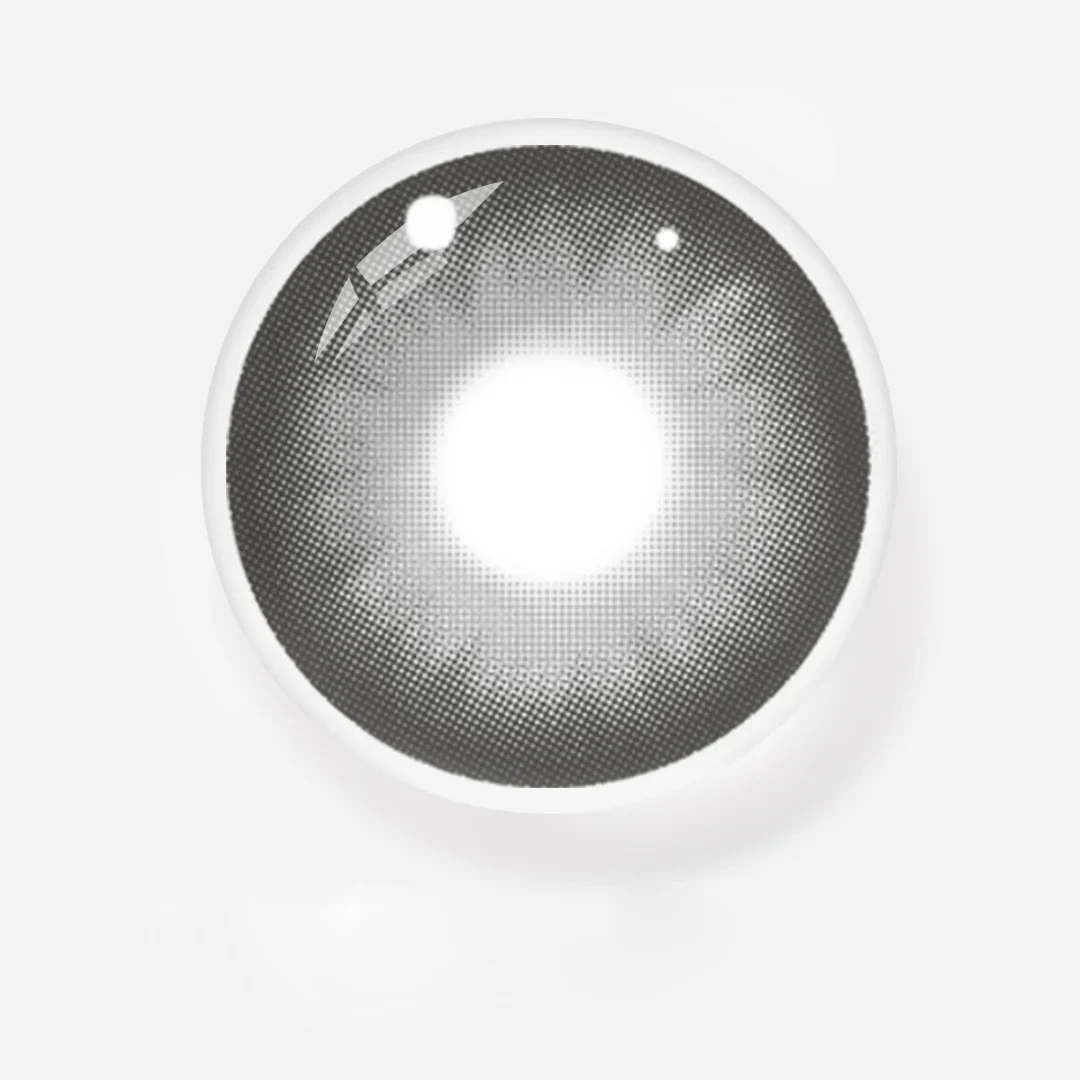 Helena Dark Gray Colored Contact Lenses - Roseibase