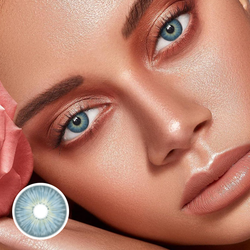 Chicago Blue Colored Contact Lenses - Roseibase