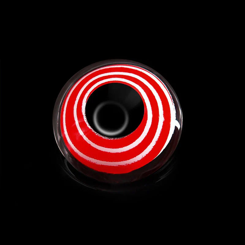 Cosplay Circle Red Contact Lenses - Roseibase
