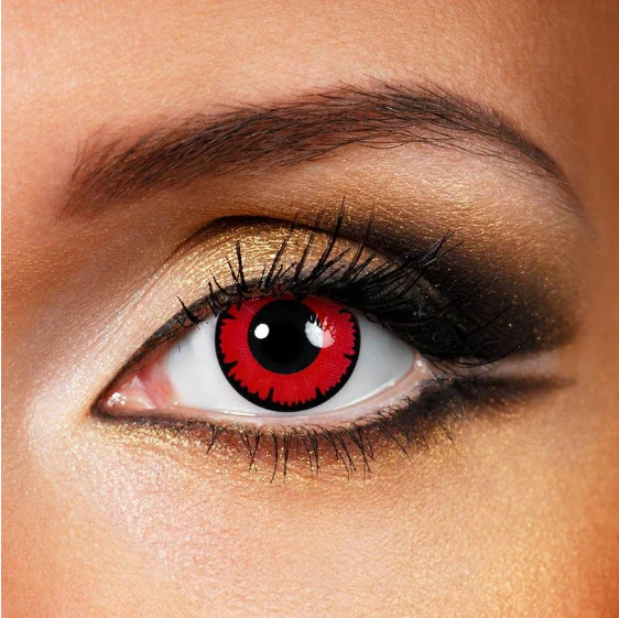 Cosplay Breaking Dawn red Colored Contact Lenses - Roseibase
