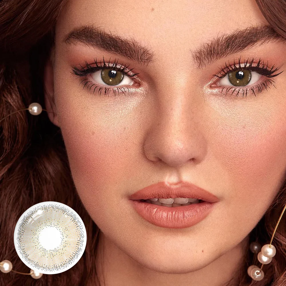 Marcela Dark Brown Colored Contact Lenses - Roseibase