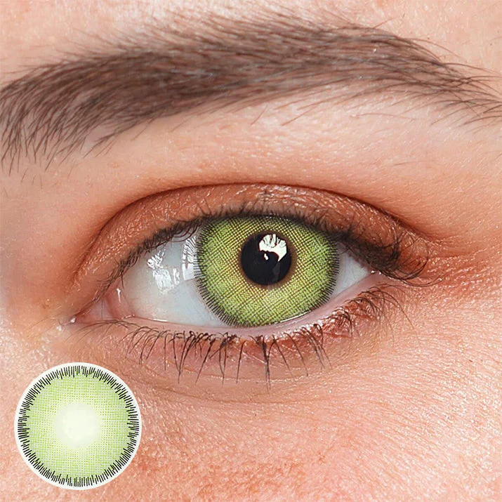 Breena Green Colored Contact Lenses - Roseibase