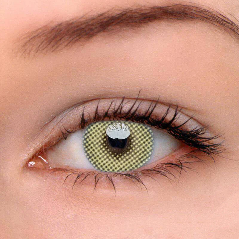 Matte Green Colored Contact Lenses - Roseibase