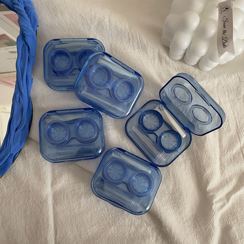 Elegant Colored Contact Lens Case - Roseibase