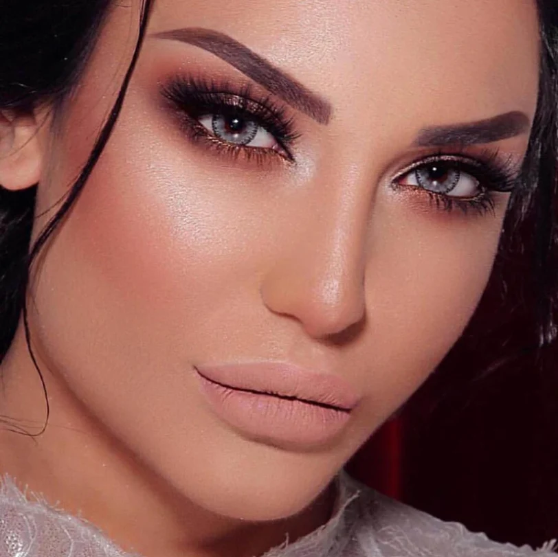 GLOW  LUMINIOUS PEARL Green Colored Contact Lenses - Roseibase