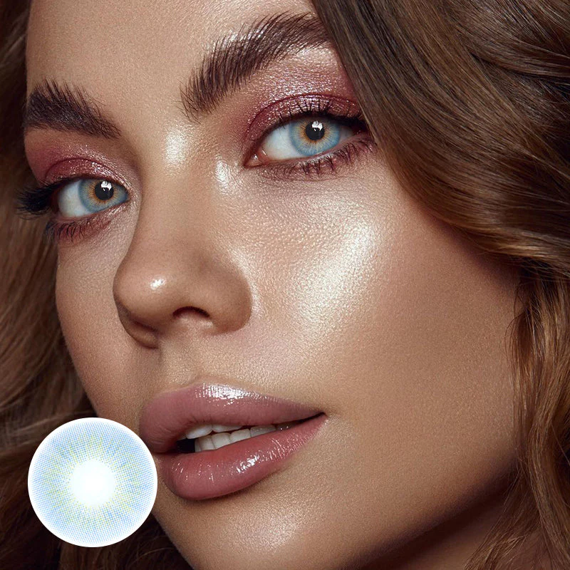 Elfie Blue Colored Contact Lenses - Roseibase