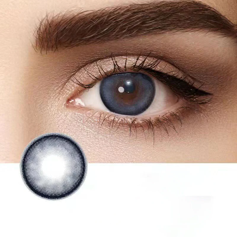 Deep Blue Colored Contact Lenses - Roseibase