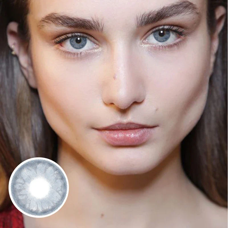 Gem Blue Prescription Colored Contact Lenses - Roseibase