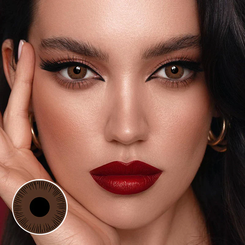 Bramble Brown Prosthetic Lenses - Roseibase