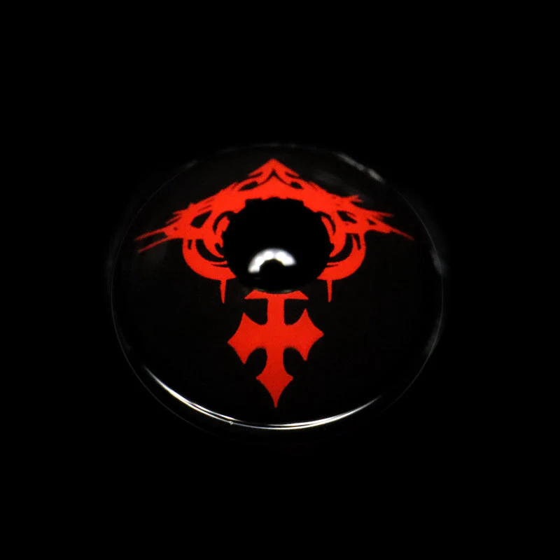 Cosplay Totem Red Colored Contact Lenses - Roseibase