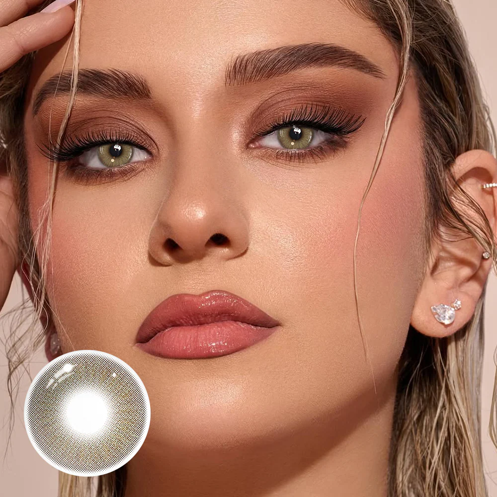 Beatriz Brown Colored Contact Lenses - Roseibase