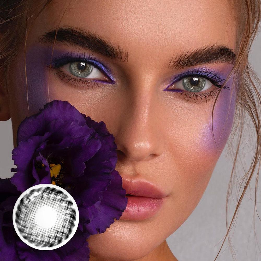 Ellie Gray Colored Contact Lenses - Roseibase