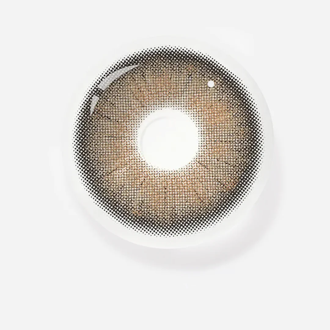 Coral Sandy Brown Colored Contact Lenses - Roseibase