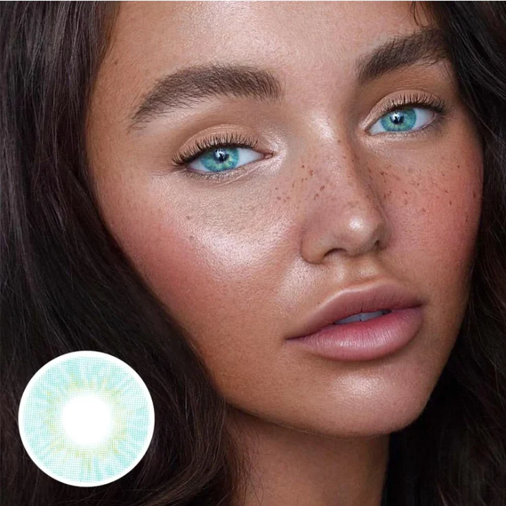 Cherry Tiffany Blue Colored Contact Lenses - Roseibase