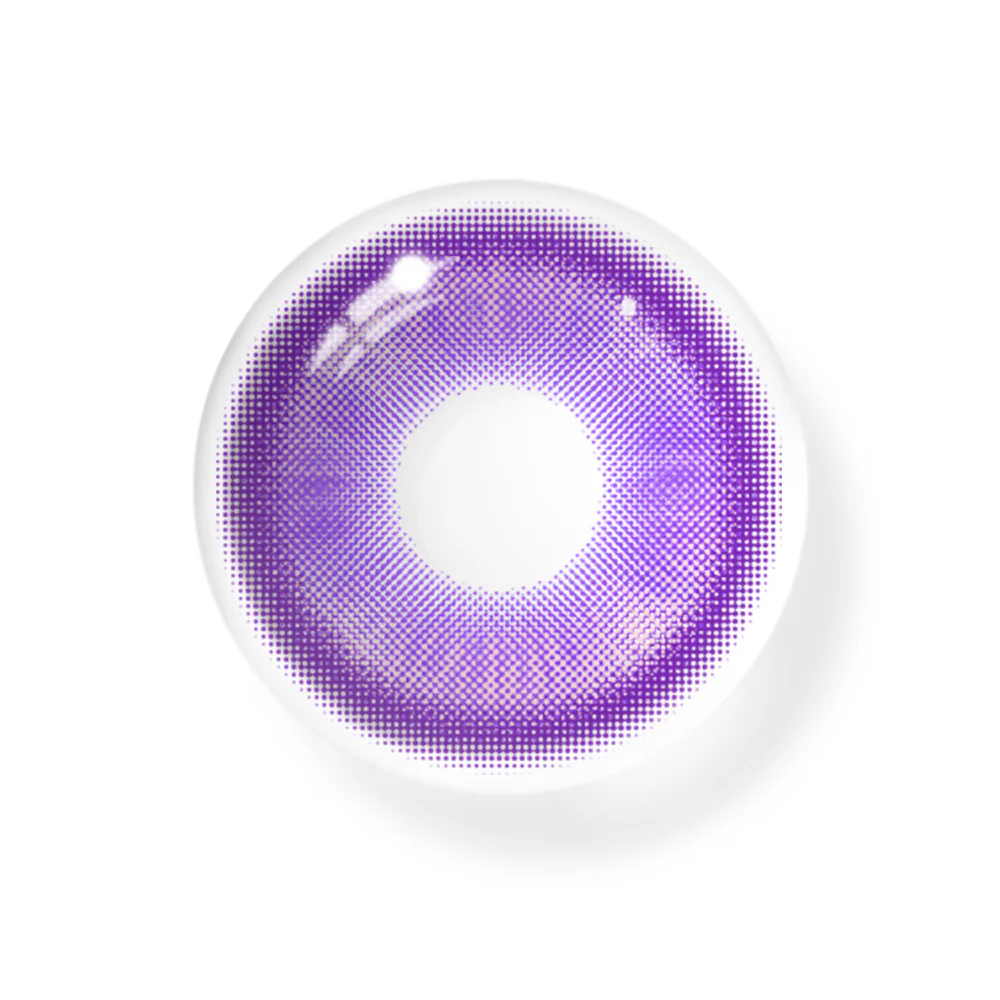 Cosplay Fairy Purple Colored Contact Lenses - Roseibase