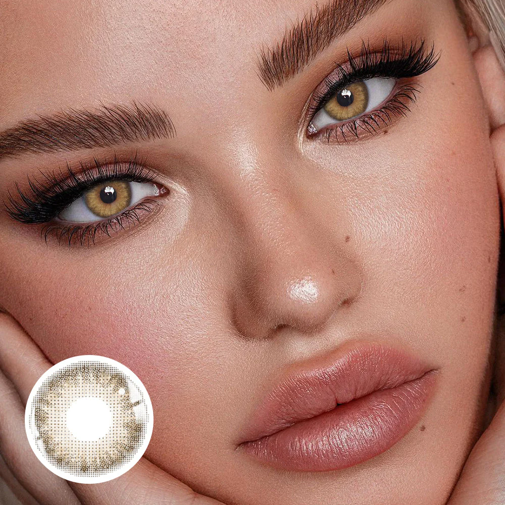 Firtha Brown Colored Contact Lenses - Roseibase