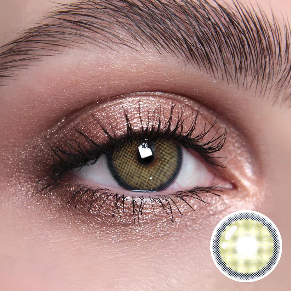 Neala Green Prescription Colored Contact Lenses - Roseibase