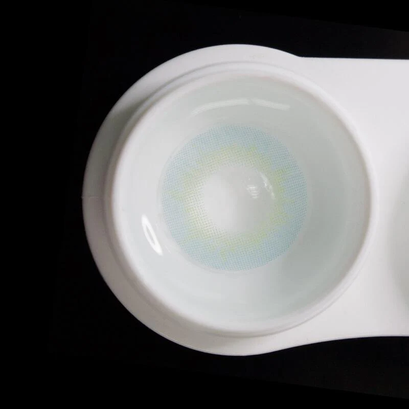 Cherry OCEAN Blue Prescription Colored Contact Lenses - Roseibase