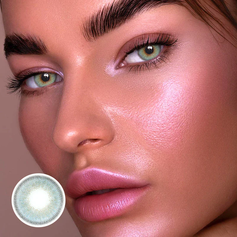 Ailsa Blue Prescription Colored Contact Lenses - Roseibase