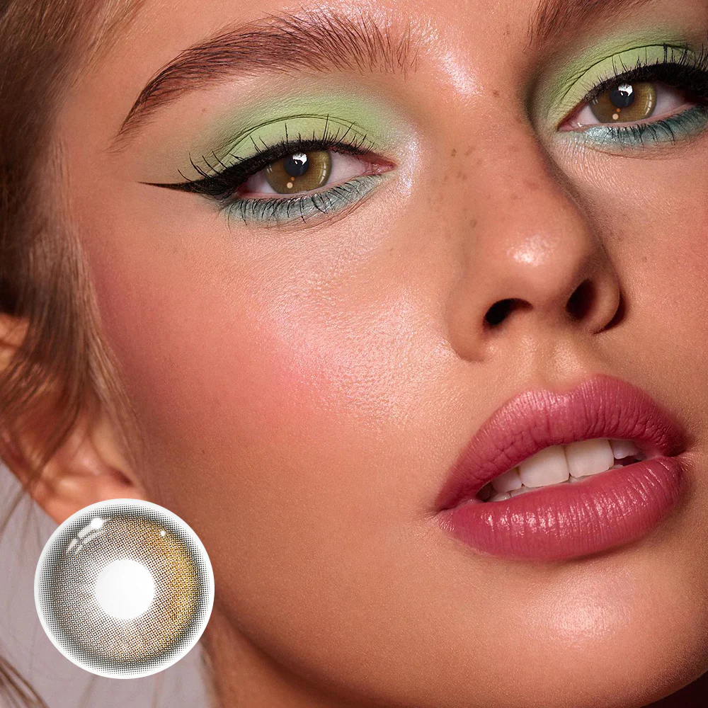 Faylinn Skylark Brown Colored Contact Lenses - Roseibase