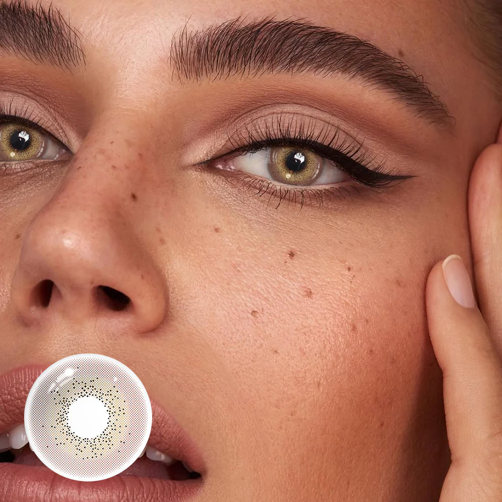 Gimlet Brown Colored Contact Lenses - Roseibase