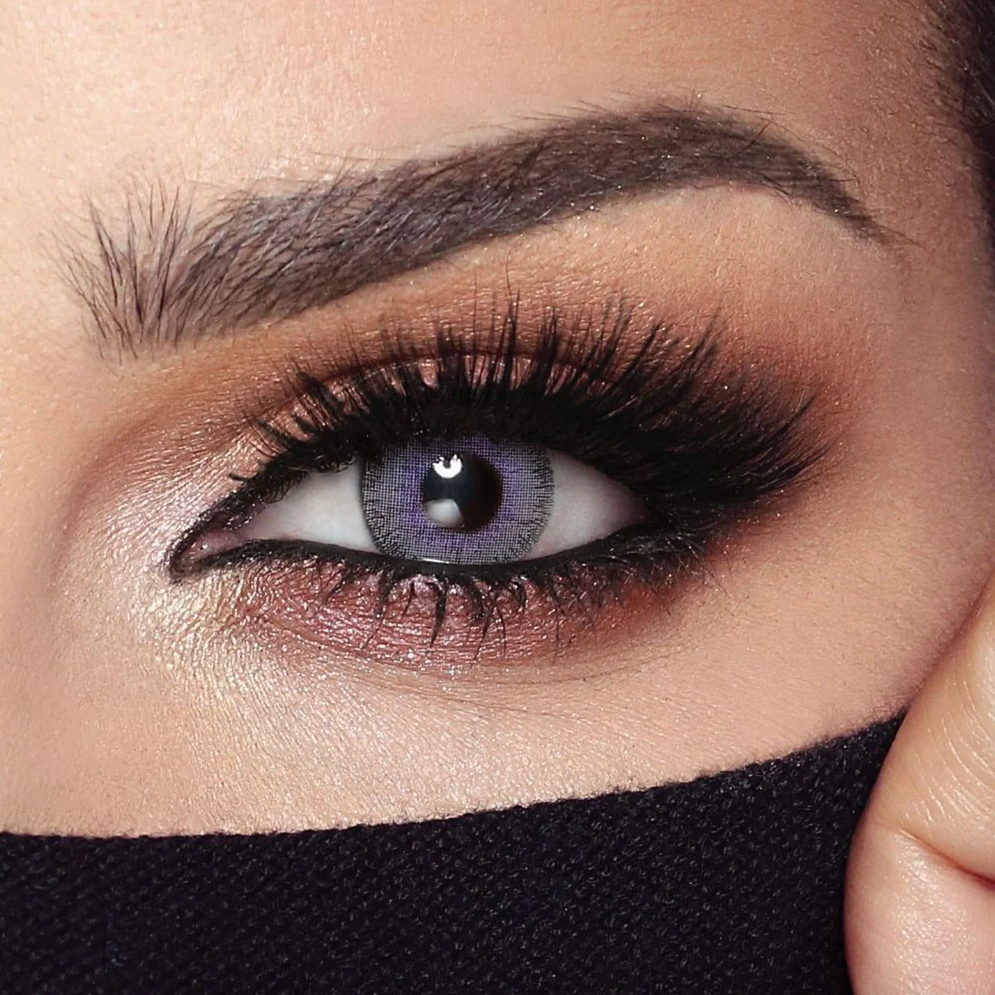 Elite LILA GRAY Colored Contact Lenses - Roseibase