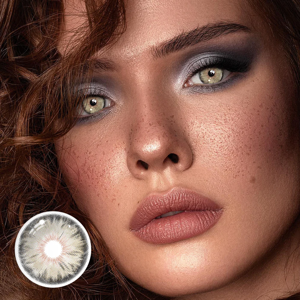 Cyrene Brown Colored Contact Lenses - Roseibase