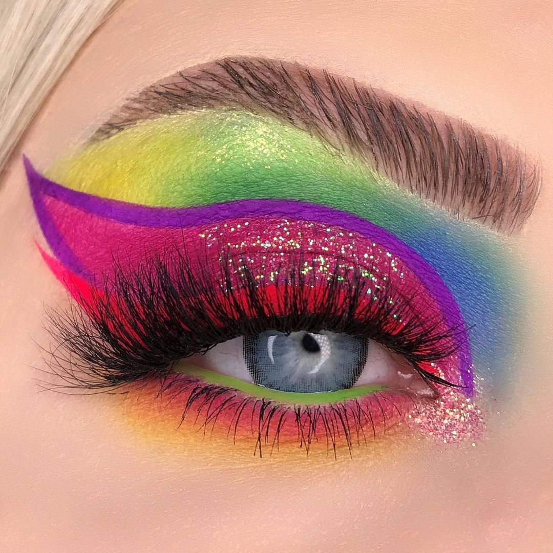 DIAMOND Glitter Blue Colored Contact Lenses - Roseibase