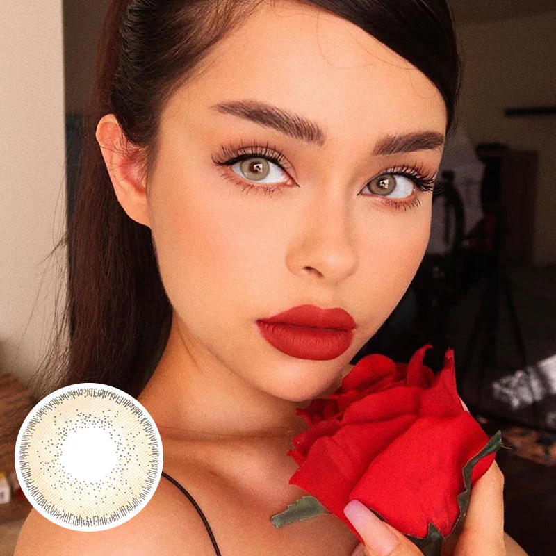 Natural Colors AVELA BROWN Colored Contact Lenses - Roseibase